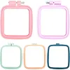 Square Embroidery Hoop Plastic Cross Stitch Hoop for Embroidery and Cross Stitch