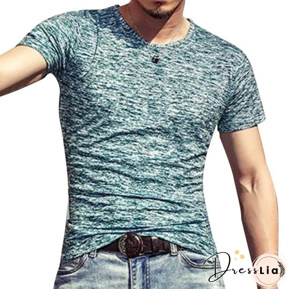 Shujin Men Casual T Shirts Long Sleeve Print Tops V Neck Slim Tees Shirt Summer Mens Clothing Tshirt Oversized Undershirts