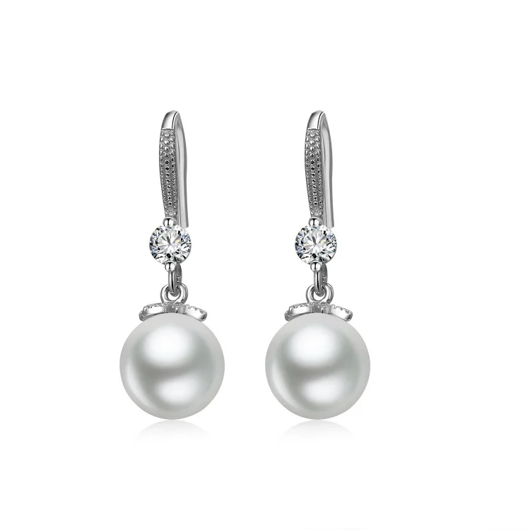 Drop Pearl Earrings For Woman