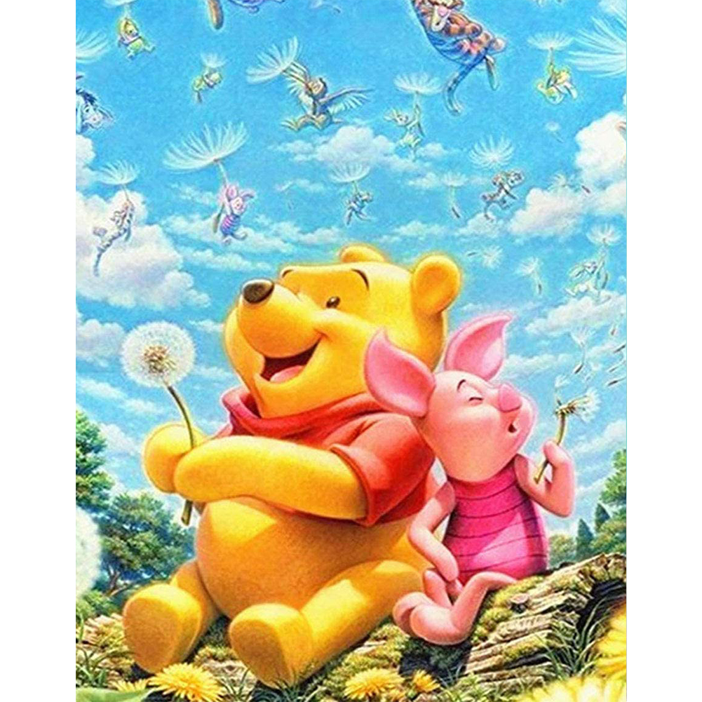 

(Multi-Size) Cartoon Bear - Round/Square Drill Diamond Painting - 30*40CM, Round diamond, 501 Original