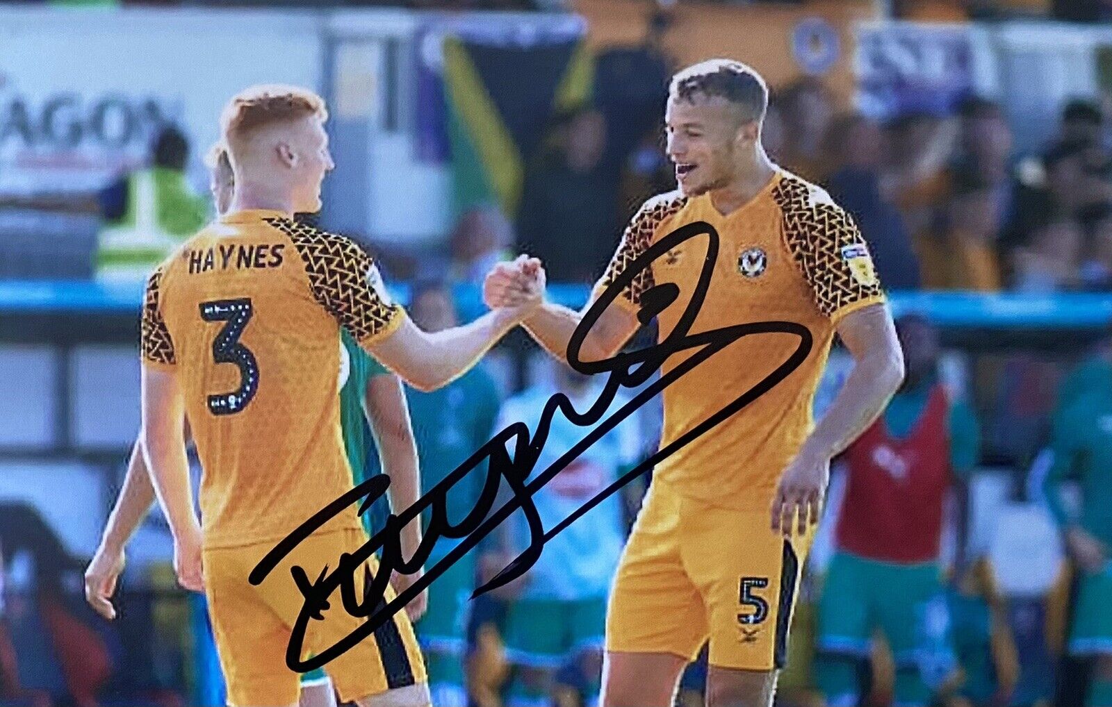 Ryan Haynes Genuine Hand Signed Newport County 6X4 Photo Poster painting 3