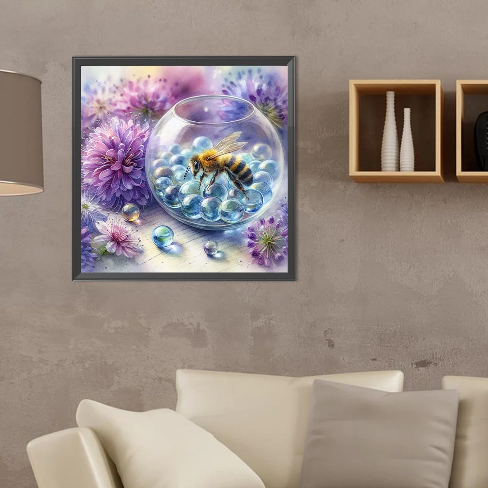 Full Round Diamond Painting 40*40cm - Bee