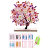 Diamond Painting Wooden Pink Tree Of Life Desktop Ornament Decor