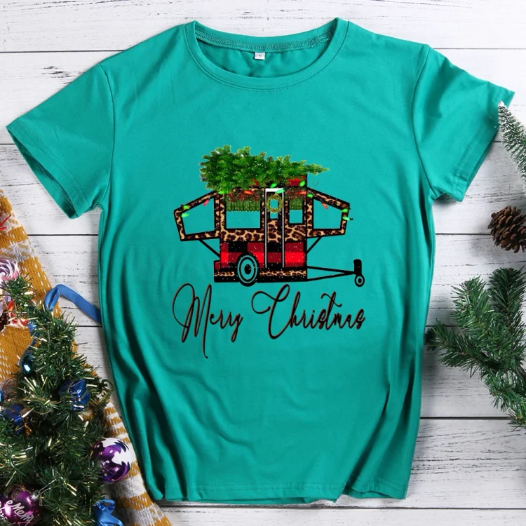 Merry Christmas  T-shirt Tee -606691-Annaletters