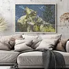 Wolf Howling In Snow-14CT Stamped Cross Stitch 56*42cm/22.05*16.54in tapestrymarket