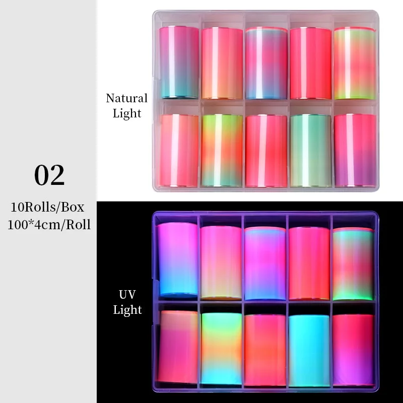 Flower Nail Art Transfer Foil Sticker Mable Series Paper Wraps Adhesive Decals Nails Decoration Accessories For Nails DIY Design-Nail Inspo