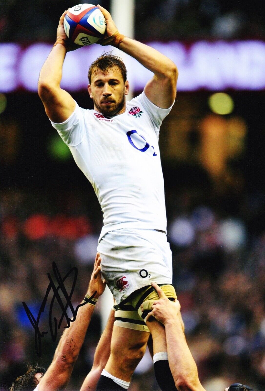 Chris Robshaw Signed 12X8 Photo Poster painting Harlequins & England AFTAL COA (A)