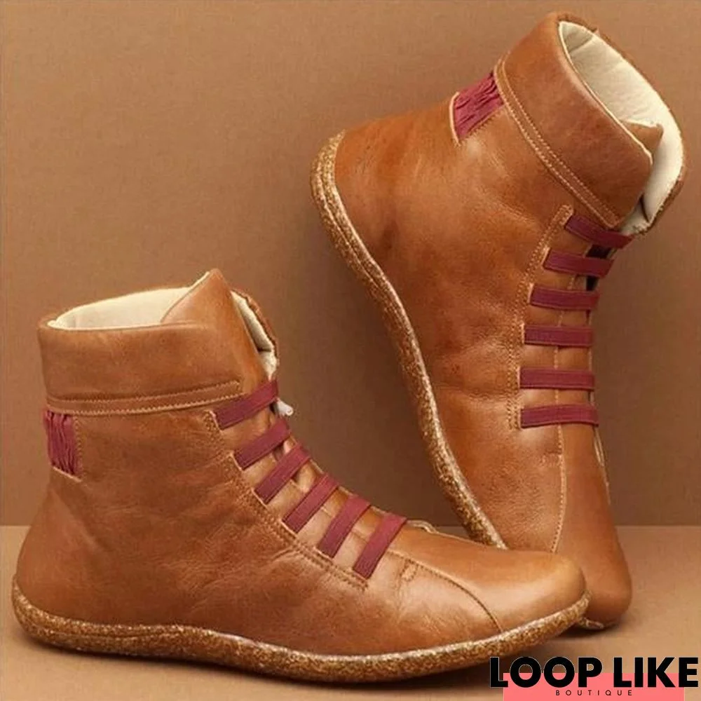 Casual Daily High Top Flat Boots