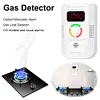 Plug-in Carbon Monoxide CO Detector Sound Light Warning CO Leak Detector