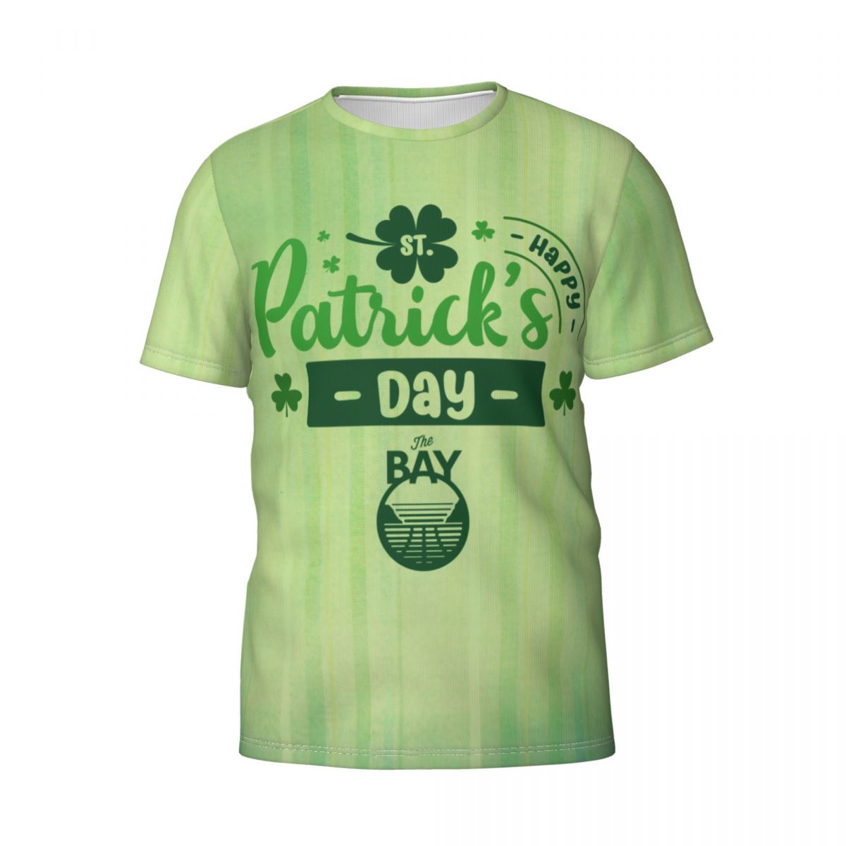 Golden State Warriors Happy Patrick's Day Quote Men's Short Sleeve Shirt
