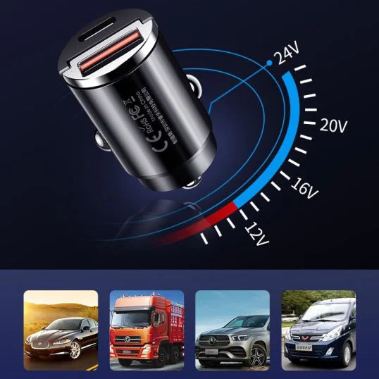 Multi Compatible Fast Charging Car Charger