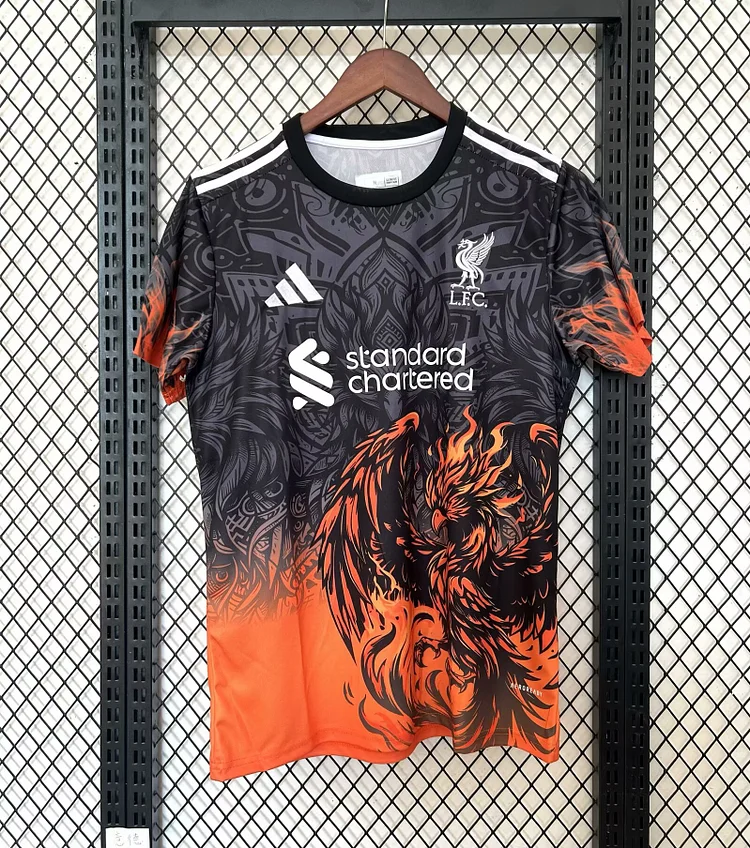 2025-26 Liverpool Phoenix Orange and Black Special Edition - Jersey - Fan Edition