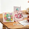12pcs Flower Goblin Folded Diamond Art Greeting Cards DIY 12 Pack with Envelopes