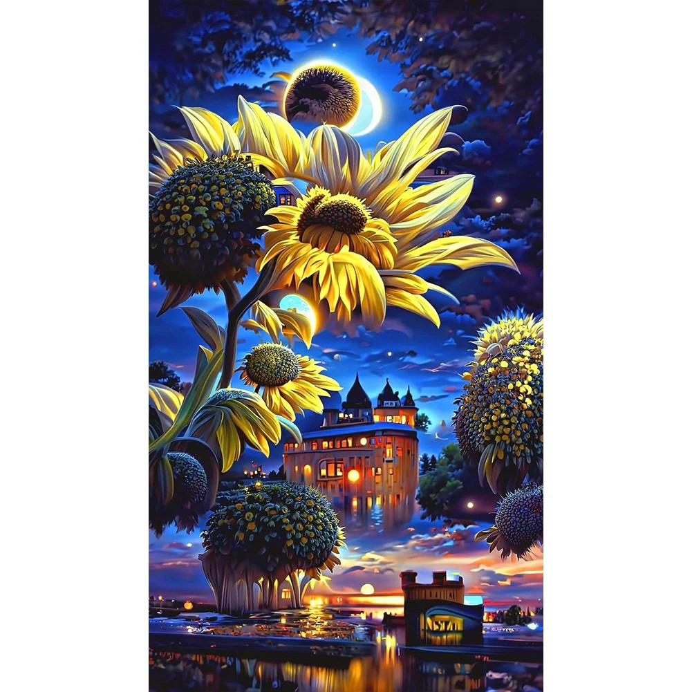 Full Round Drill Diamond Painting - Sunflower - 40*70cm