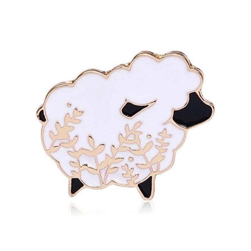 Cartoon Style Cute Cowboy Style Animal Alloy Stoving Varnish Plating Kid’s Unisex Brooches Collar Pin