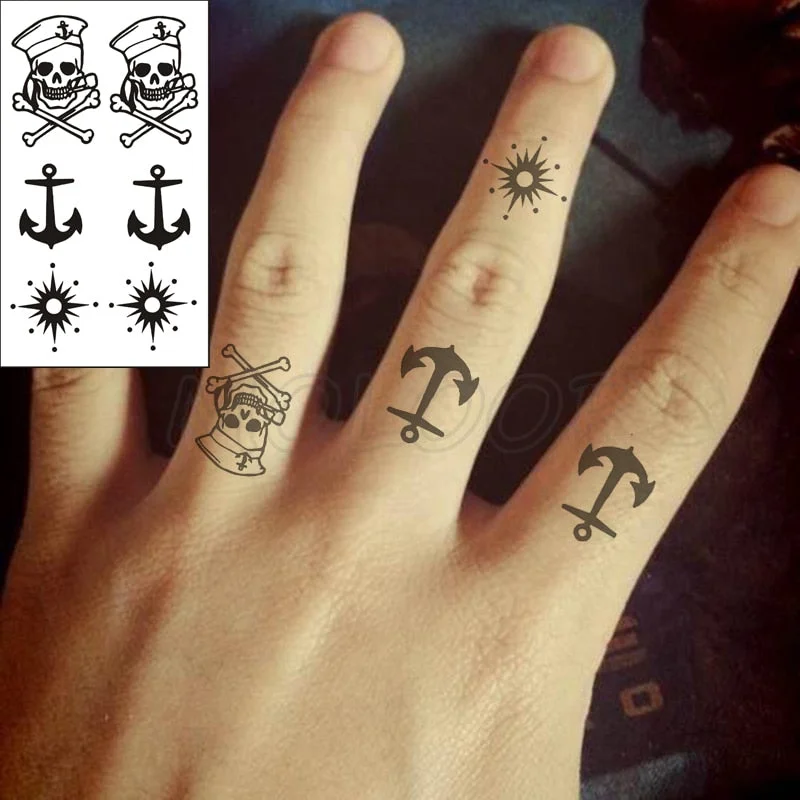 Water Transfer Tattoo Heart-shaped Lifeline Tattoo Body Art Waterproof Temporary Fake Flash Tattoo for Man Woman Kid 10.5*6cm