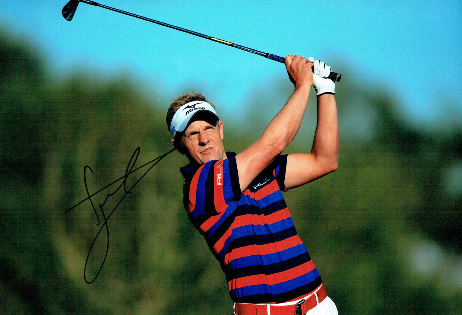 Luke DONALD SIGNED Autograph 12x8 PGA Honda Classic Photo Poster painting AFTAL COA