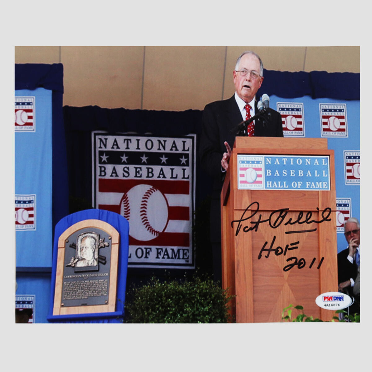 Pat Gillick Signed Photo Poster painting 8x10 Phillies - COA PSA/DNA