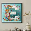 Butterfly Flower E 5D Partial Drill DIY Diamond Painting Kit 30*30cm