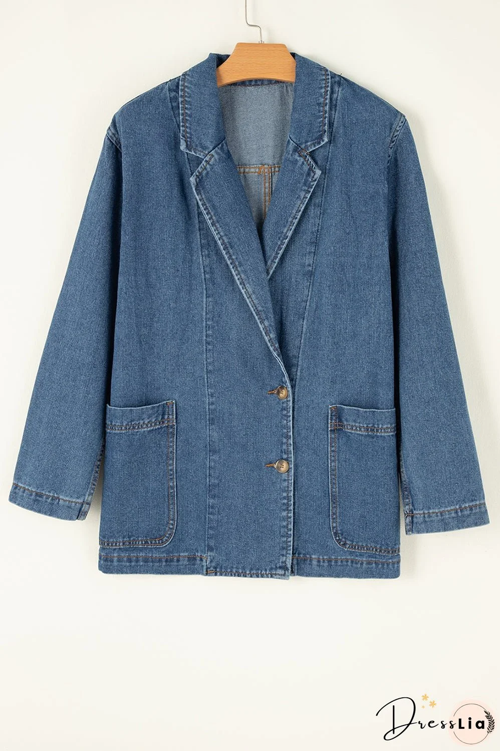Raw Hem Denim Jacket