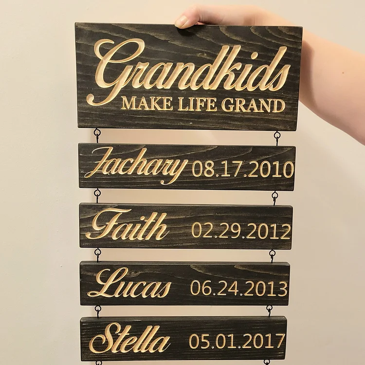 Customized Name Wooden Plaque