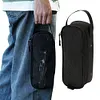 Camping Cookware Storage Bag Travel Tableware Pouch for Outdoor Picnic (Black)