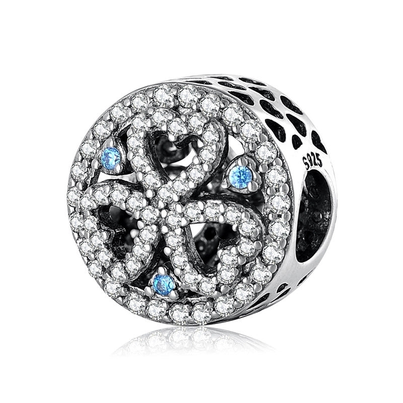 1 Piece 925 Sterling Silver Zircon Solid Color Jewelry Accessories