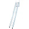 [US Local Warehouse] Ceiling Mount Attic Ladder Hidden Retractable Loft Ladder W/Pull Rod (Blue)