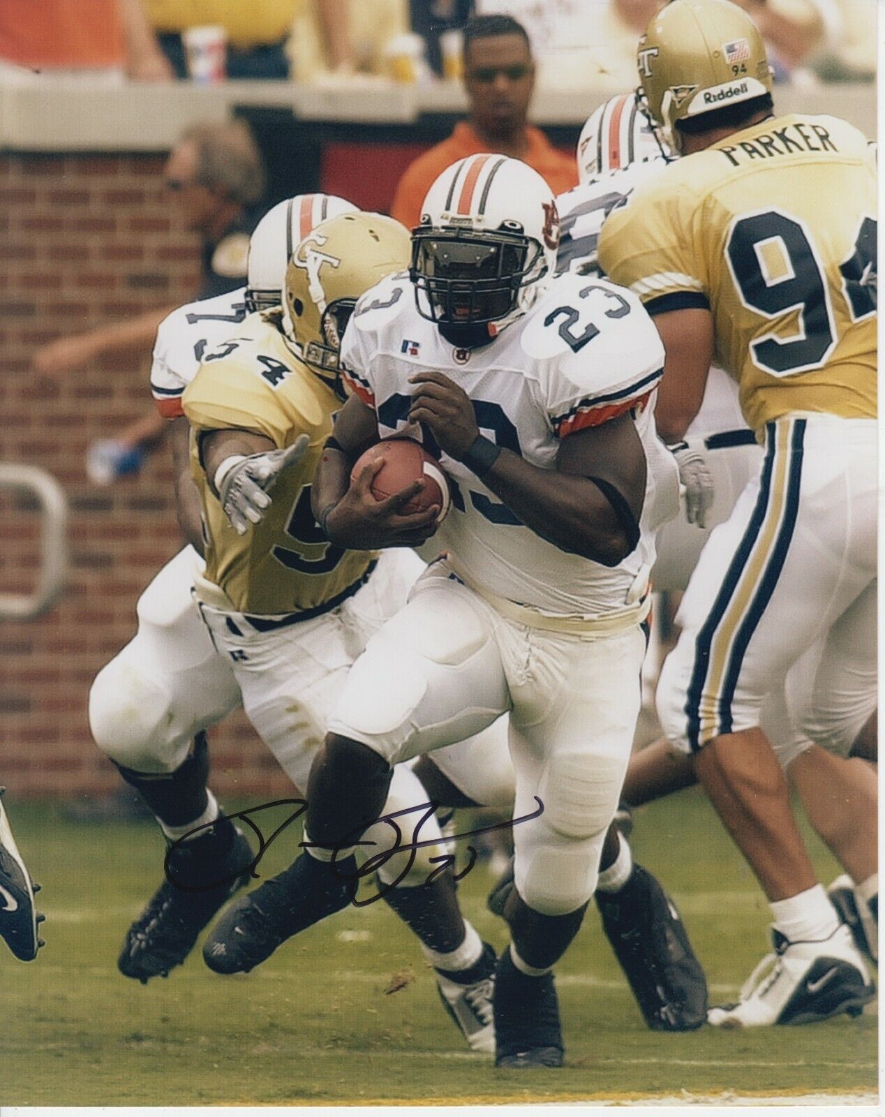 Ronnie Brown #1 8x10 Signed w/ COA Auburn Tigers -