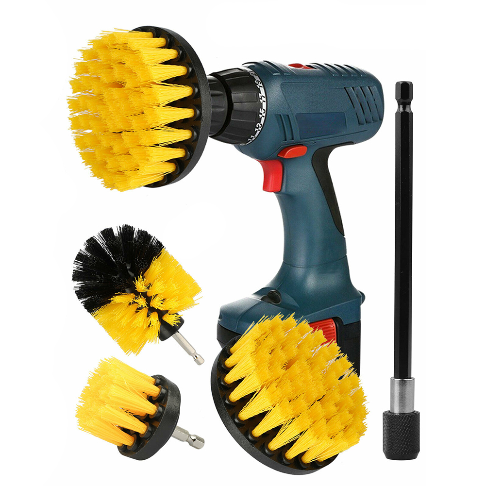 

4pcs/Set Electric Scrubber Detailing Brushes Kit Car Nylon Cleaning Brushes, 501 Original