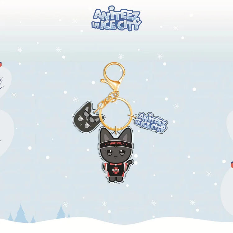 ATEEZ Aniteez In Ice City Acrylic Keychain officialateezshop