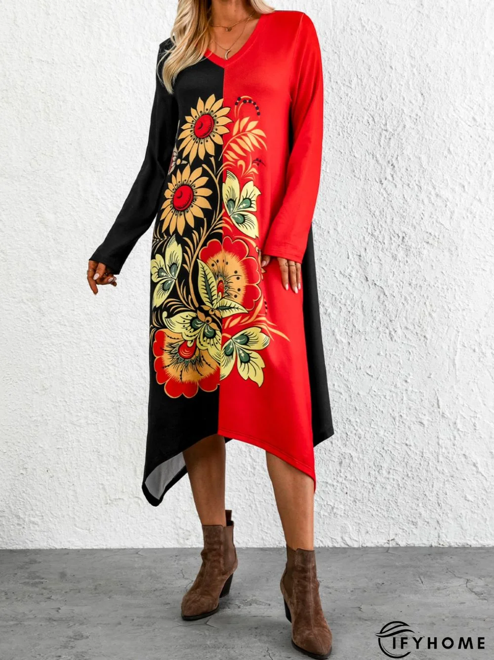 Vintage Tribal Cotton Blends Dresses | IFYHOME