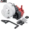 AMK 1/10 RC Car Gearbox Metal Complete Transmission Case with Gear for Axial SCX10 SCX10 II 90047 RC Crawler Car
