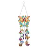 DIY Diamond Painting Double Sided 3D Wind Chime Pendant  Hanging Kit