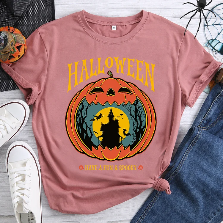 Halloween Have A Fun & Spooky T-Shirt- BSTCAH1008