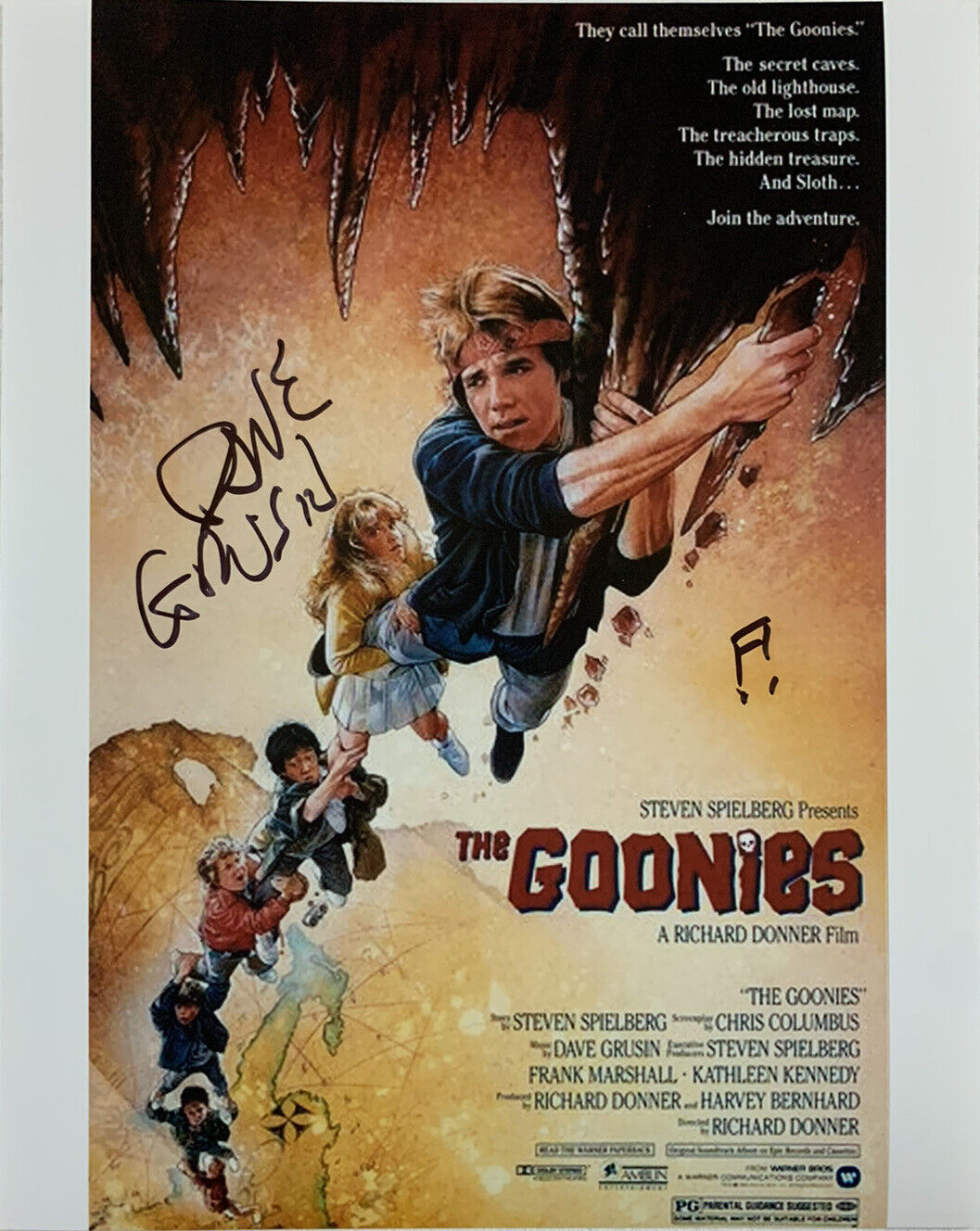 DAVE GRUSIN HAND SIGNED 8x10 Photo Poster painting GOONIES COMPOSER AUTOGRAPHED AUTHENTIC RARE