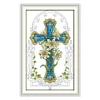 Lily Flower-14CT Stamped Cross Stitch Kit(20x33cm)