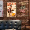 Girl Beer - Vintage Metal Signs - 20*30cm/30*40cm