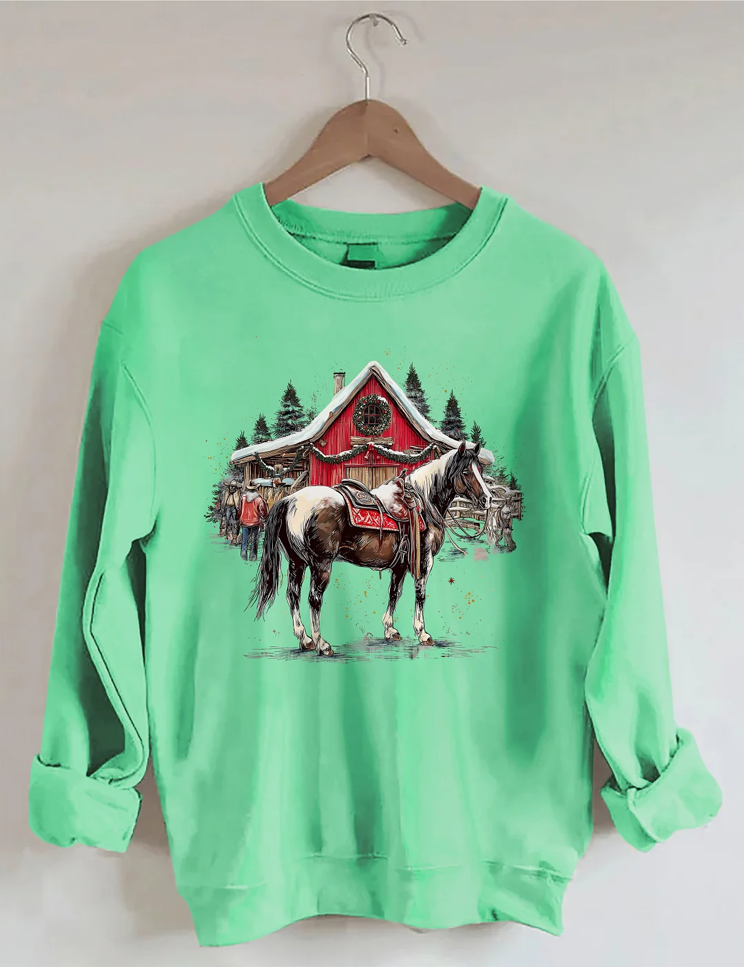 Christmas Horse Sweatshirt