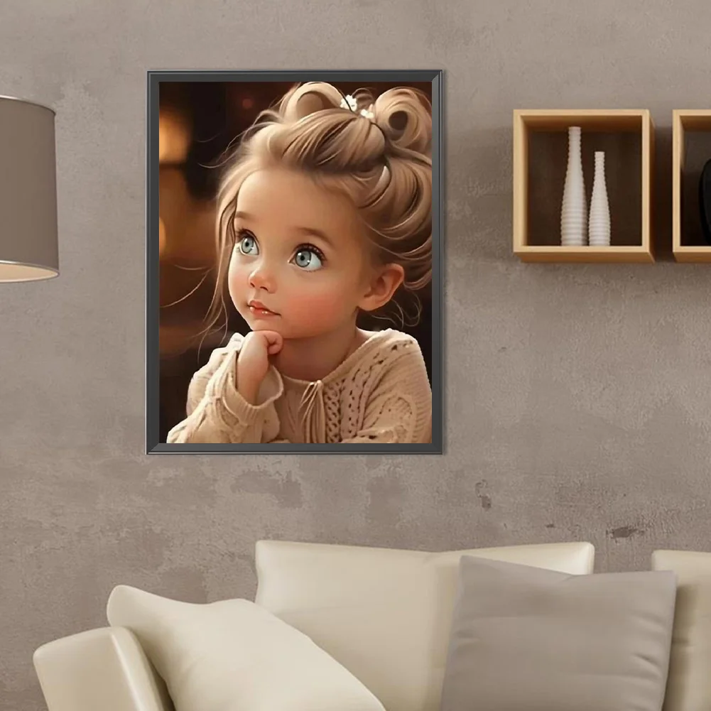 Diamond Painting - Full Round Drill - Cool Girl(Canvas|30*40cm)