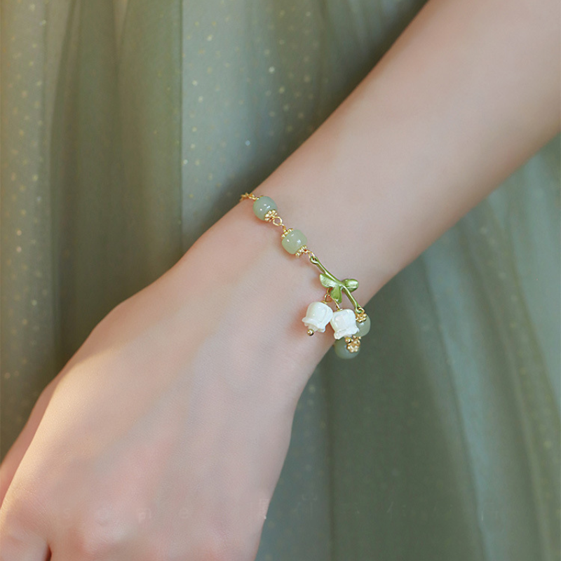 Emerald Jade stone Bracelet