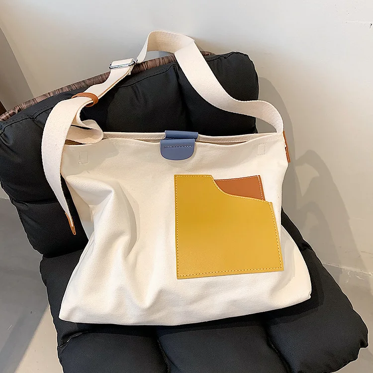 Simple Color Casual Crossbody Bag
