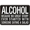 Alcohol - Metal Tin Signs(8*12Inch/12*16Inch) - Bar