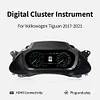 12.3" LCD Digital Cluster Instrument Speedometer For Volkswagen Tiguan