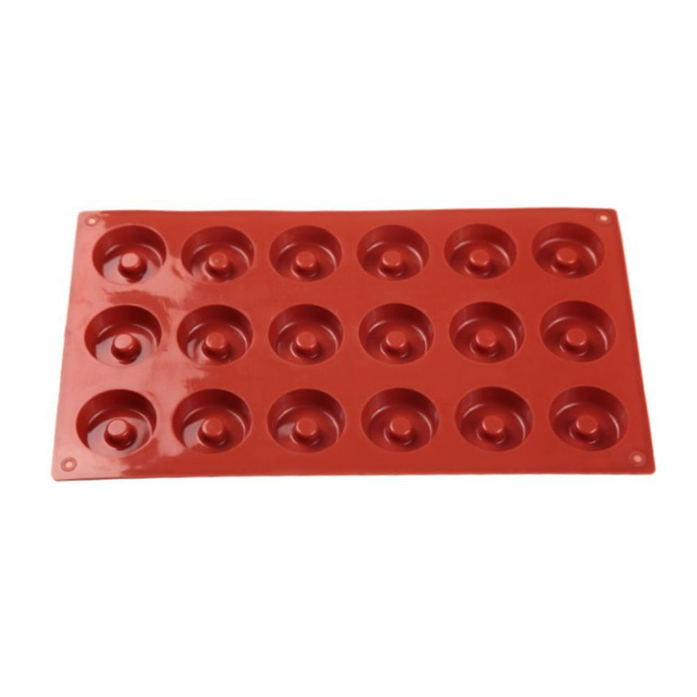 

18 Cavity Silicone Donuts Pastry Mold DIY Dessert Cake Donut Shape Moulds, 501 Original