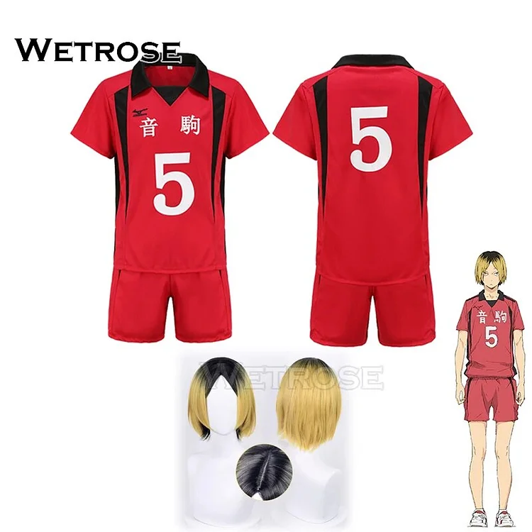 【Wetrose】Nekoma High School Cosplay Costume Kozume Kenma Tetsurou Kuroo Haikyuu! Movie Battle at Garbage Dump Volleyball Suit