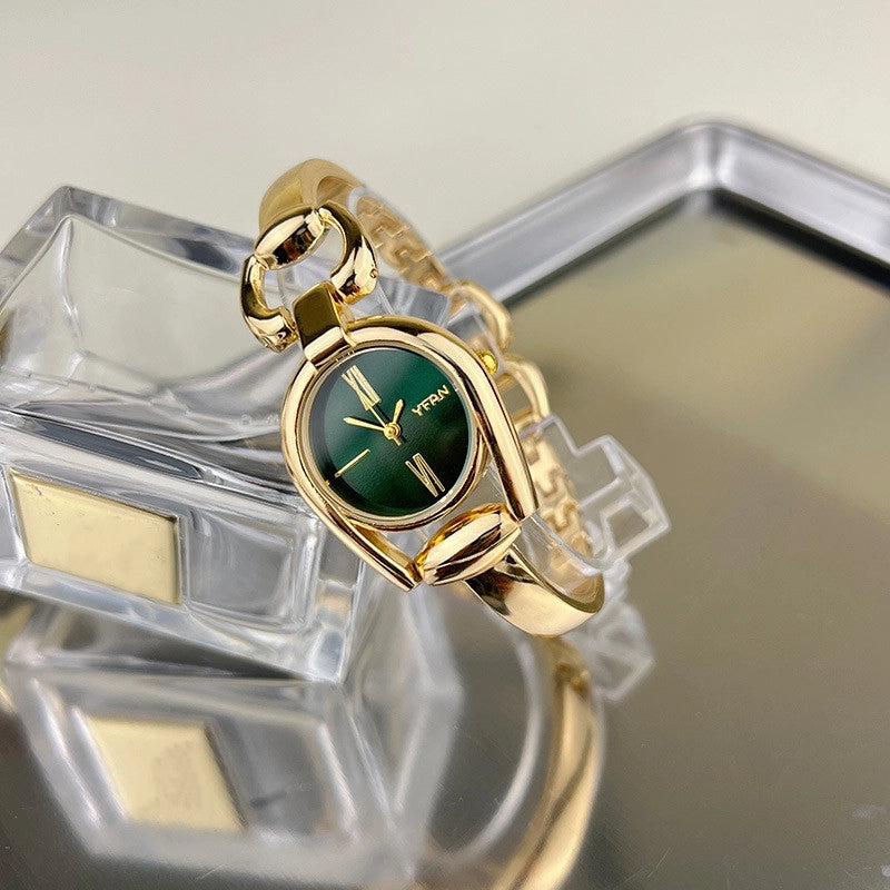 Casual Minimalist Geometric Jewelry Buckle Quartz Women’s Watches