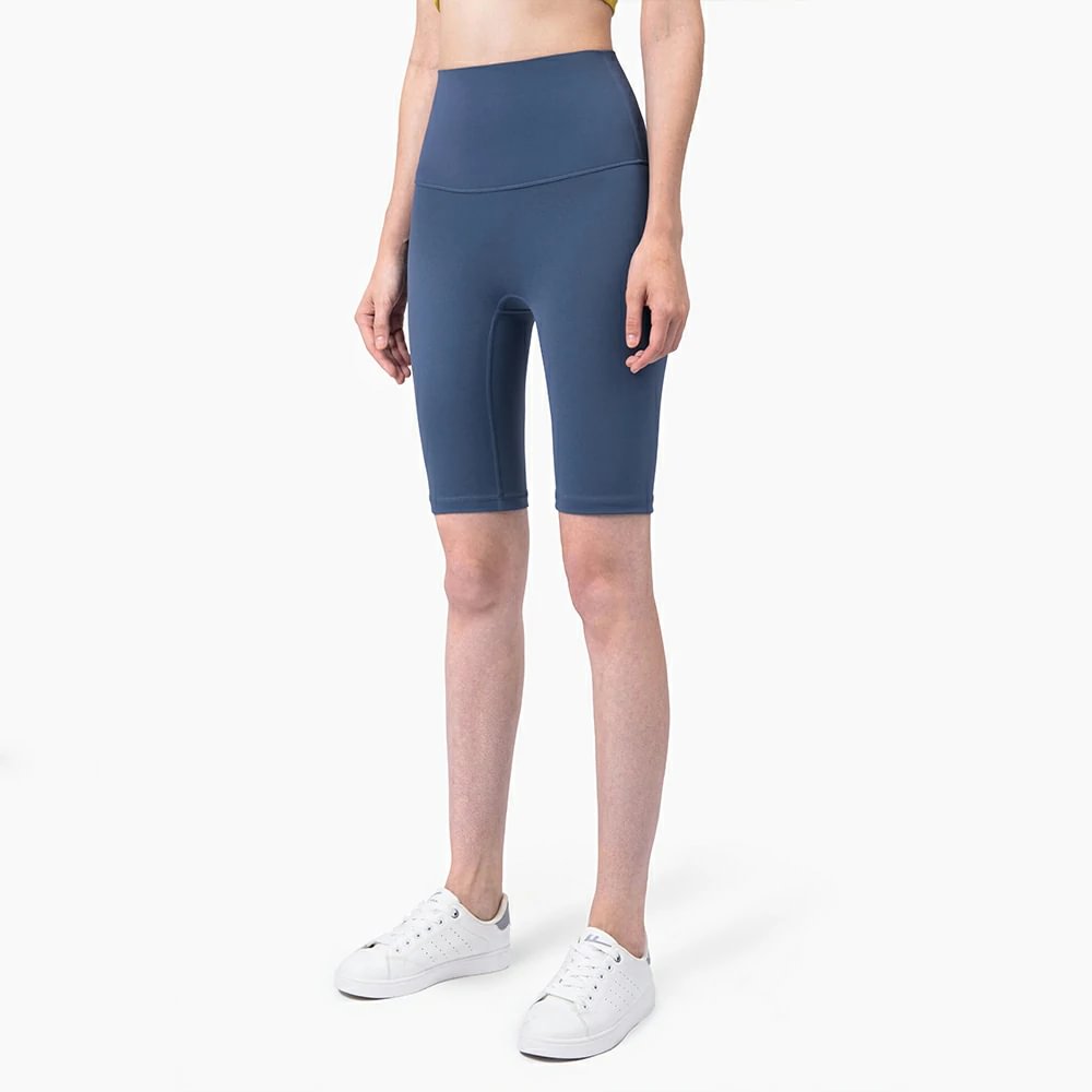 High quality high waisted compression bike shorts