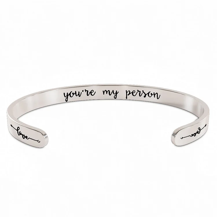 For Friends - You are My Person Cuff Bracelet