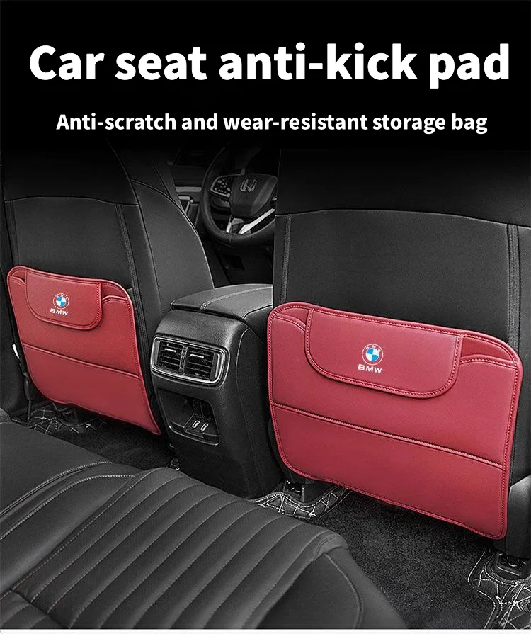 Car seat anti-kick pad anti-scratch and wear-resistant storage bag